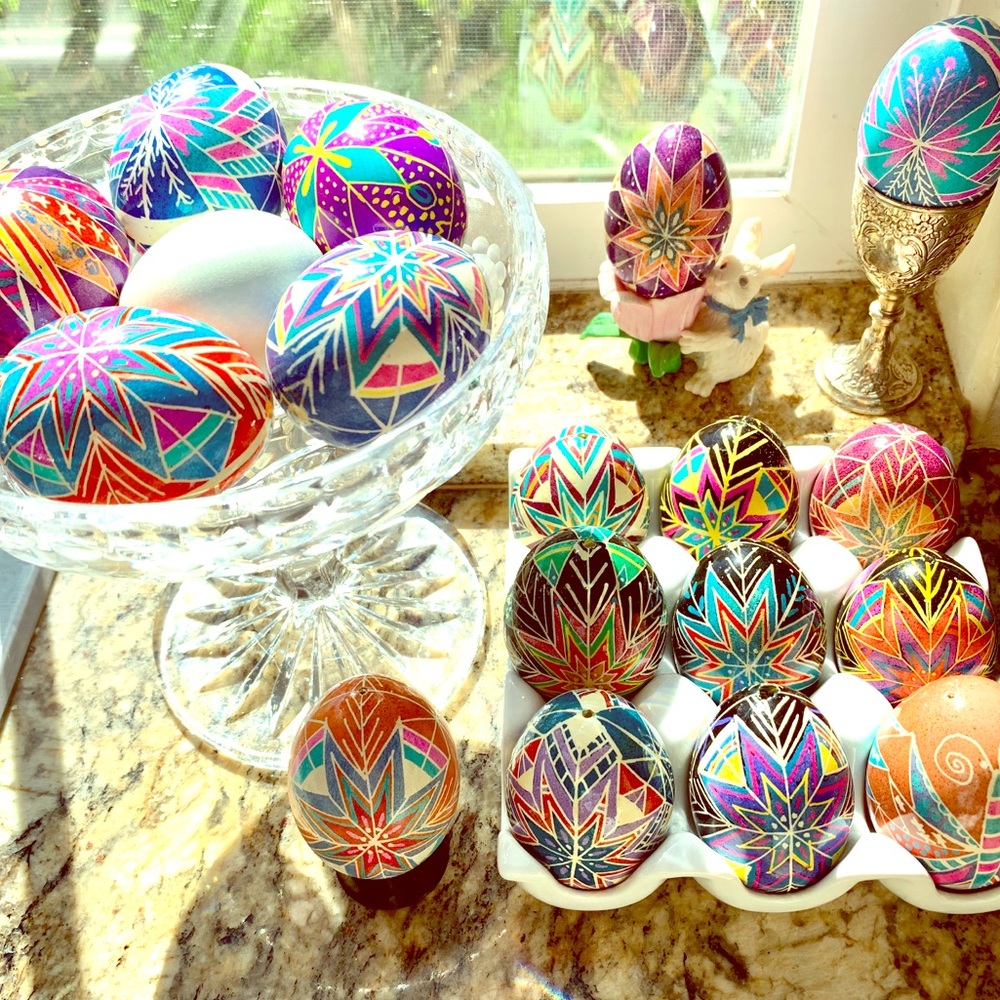 EGGS Pysanka Ukrainian Ancient art form